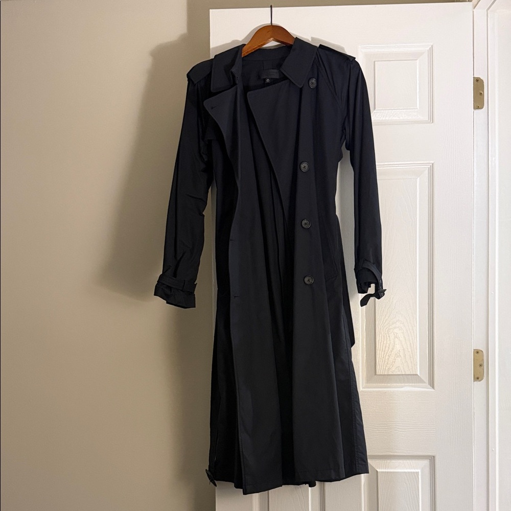 Nili Lotan Tanner Trench Coat- Dark Navy - Picture 5 of 11